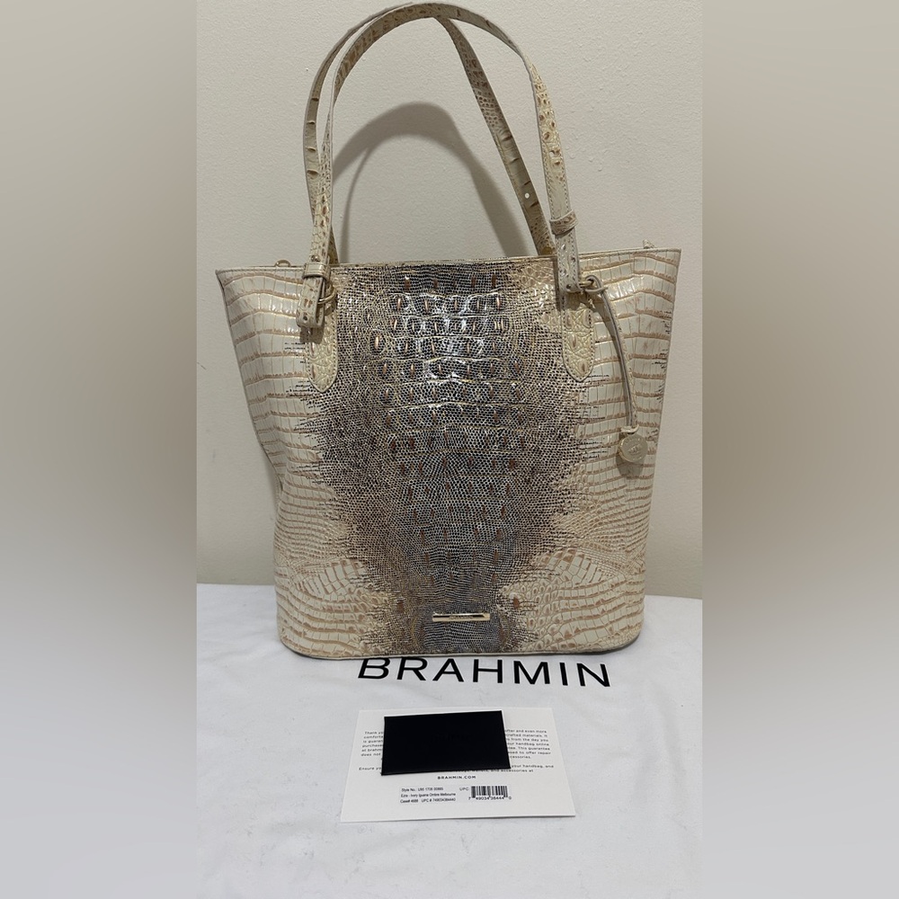 Brahmin Ezra lovey iguana ombré Melbourne-genuine leather